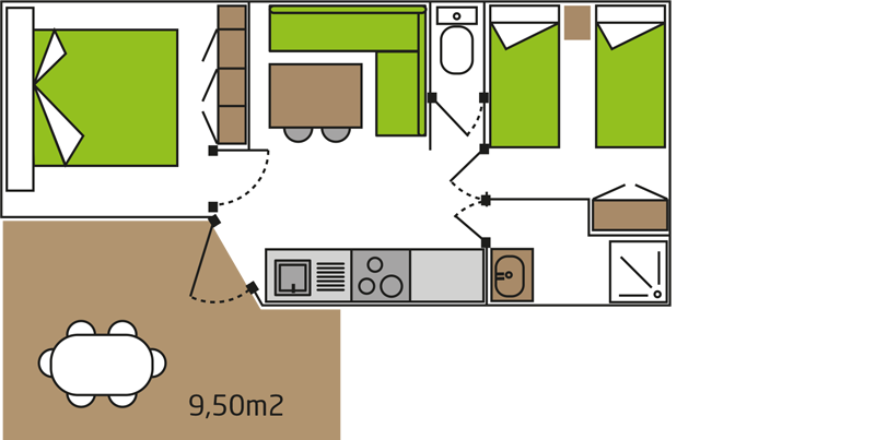 Plano Bungalow